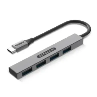 Sitecom CN-5001 USB-C to 4x USB-A Nano hub - LT40606 (gadzety reklamowe)